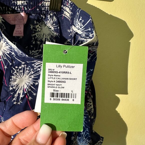 Lilly Pulitzer Little Callahan Girls Short, size L - Picture 6 of 6